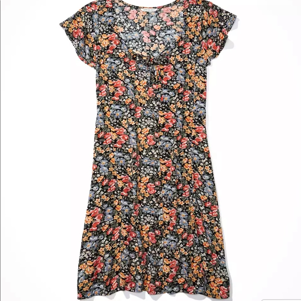 AE Button Up Mini Dress